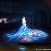 3D全息婚纱裙摆